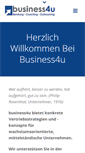 Mobile Screenshot of business4u-online.de